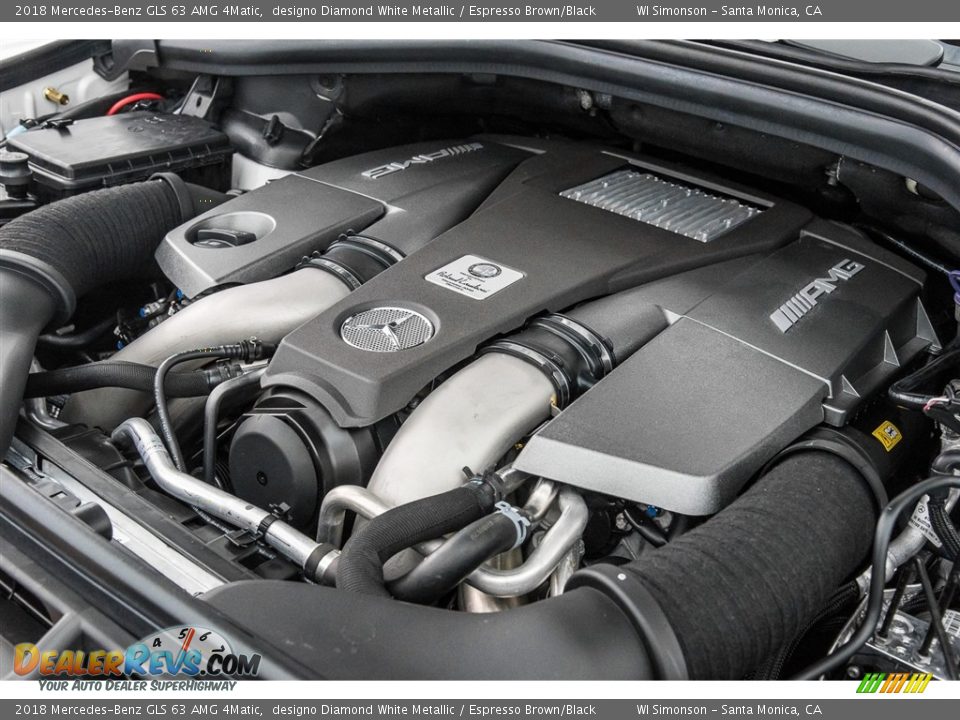 2018 Mercedes-Benz GLS 63 AMG 4Matic 5.5 Liter AMG biturbo DOHC 32-Valve VVT V8 Engine Photo #30