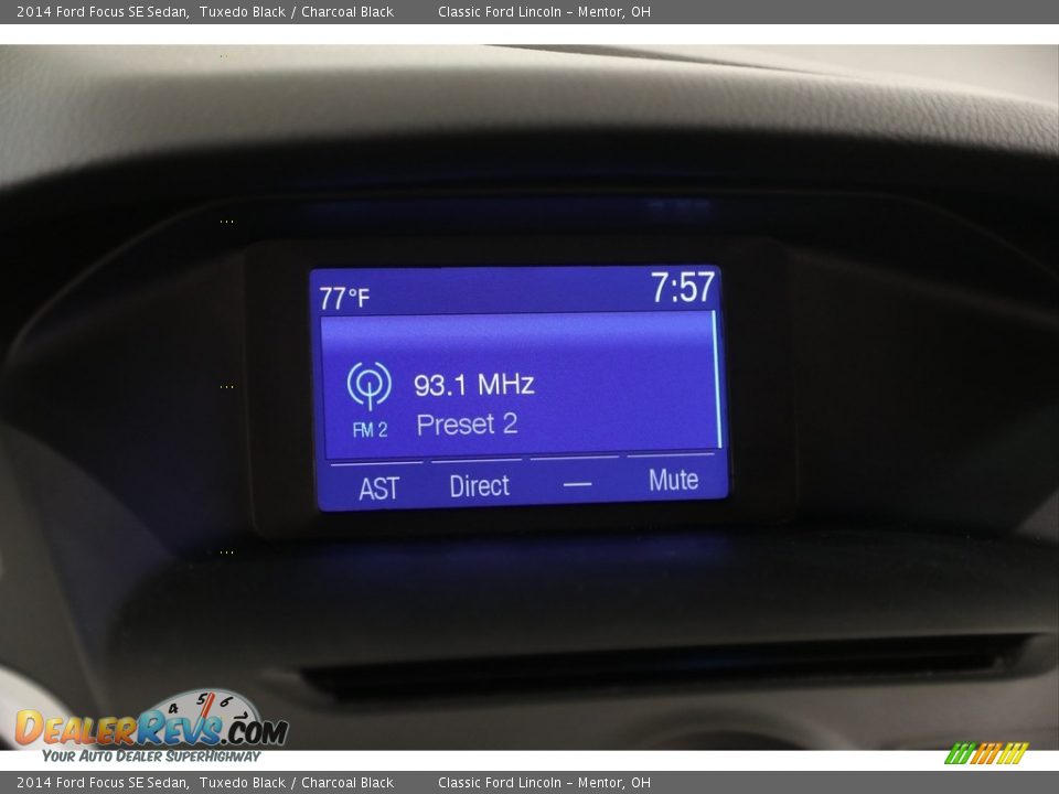 2014 Ford Focus SE Sedan Tuxedo Black / Charcoal Black Photo #9