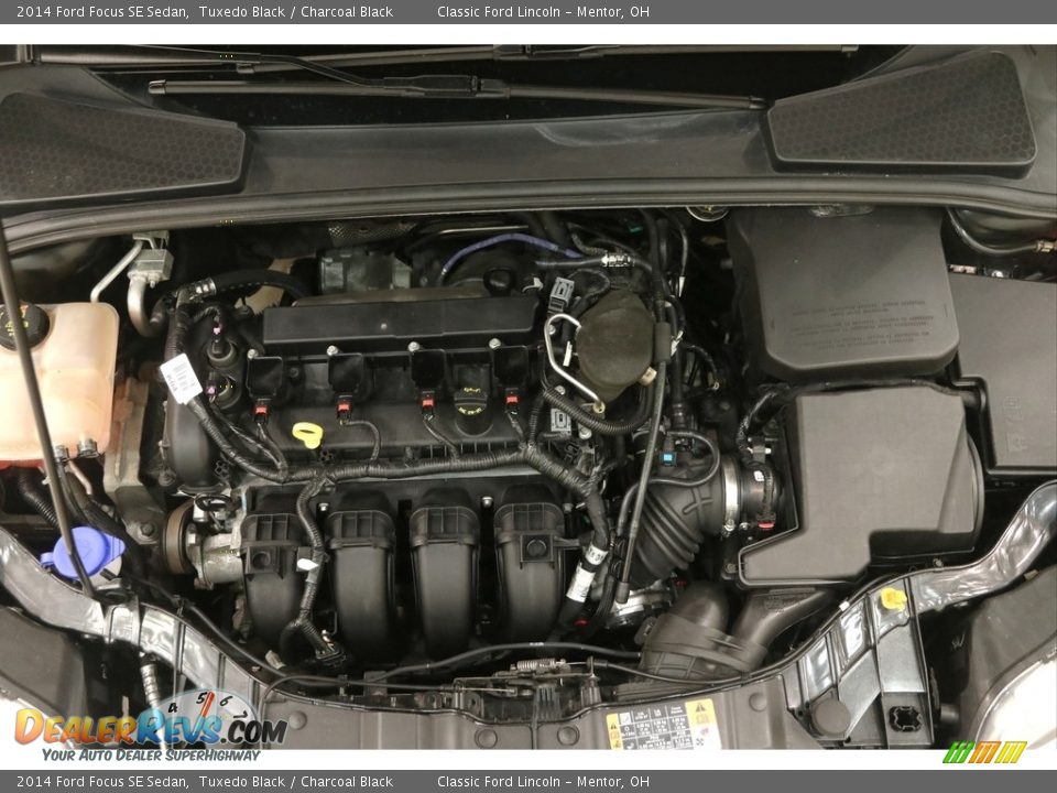 2014 Ford Focus SE Sedan Tuxedo Black / Charcoal Black Photo #16