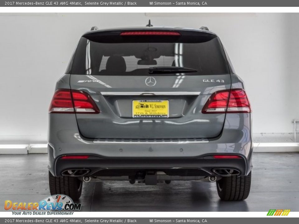 2017 Mercedes-Benz GLE 43 AMG 4Matic Selenite Grey Metallic / Black Photo #4