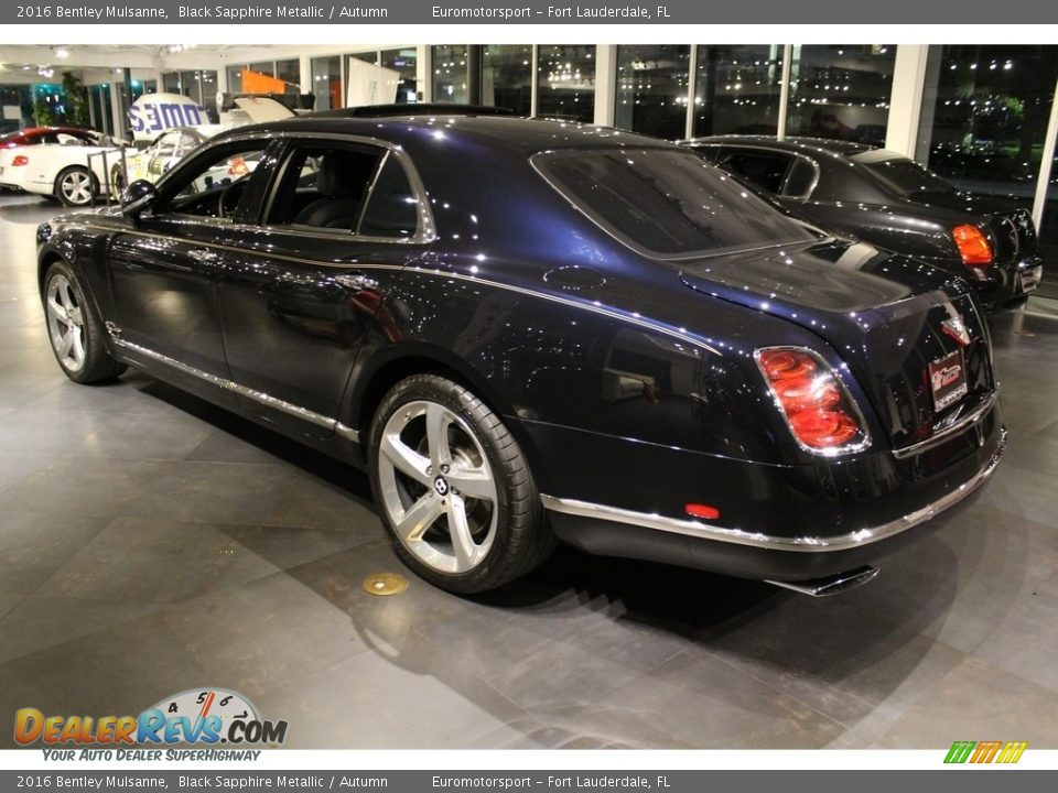 2016 Bentley Mulsanne Black Sapphire Metallic / Autumn Photo #8