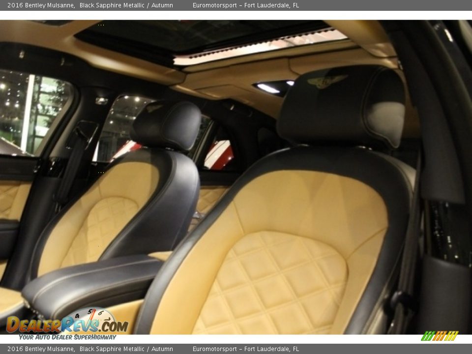 2016 Bentley Mulsanne Black Sapphire Metallic / Autumn Photo #22