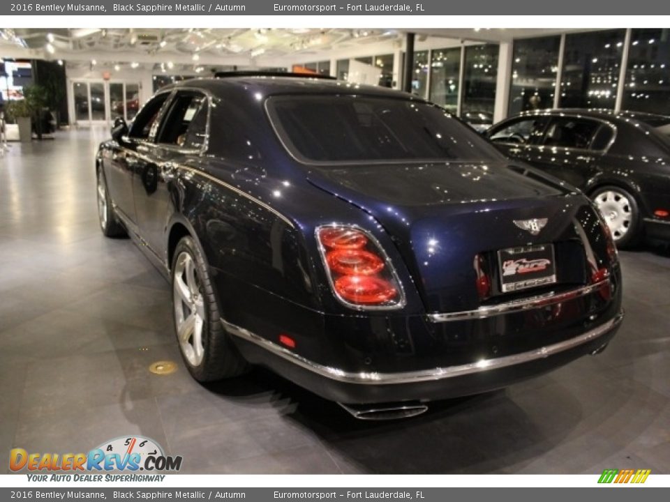 2016 Bentley Mulsanne Black Sapphire Metallic / Autumn Photo #35