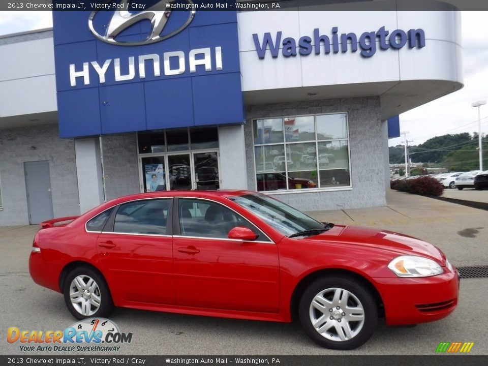 2013 Chevrolet Impala LT Victory Red / Gray Photo #2