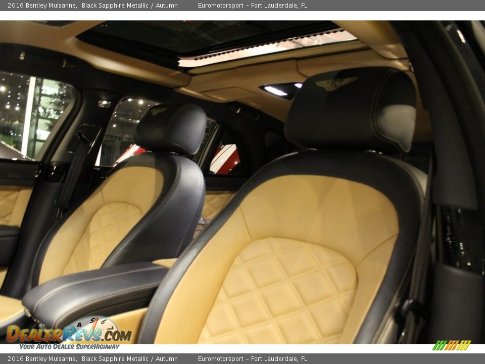 2016 Bentley Mulsanne Black Sapphire Metallic / Autumn Photo #41
