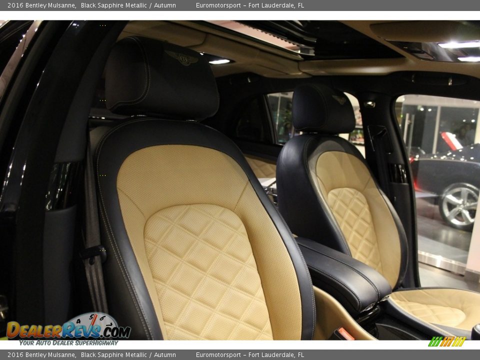 2016 Bentley Mulsanne Black Sapphire Metallic / Autumn Photo #47