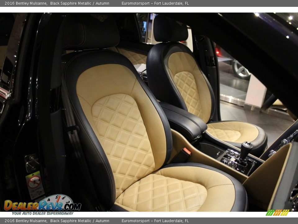 2016 Bentley Mulsanne Black Sapphire Metallic / Autumn Photo #48