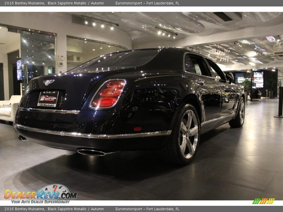 2016 Bentley Mulsanne Black Sapphire Metallic / Autumn Photo #59