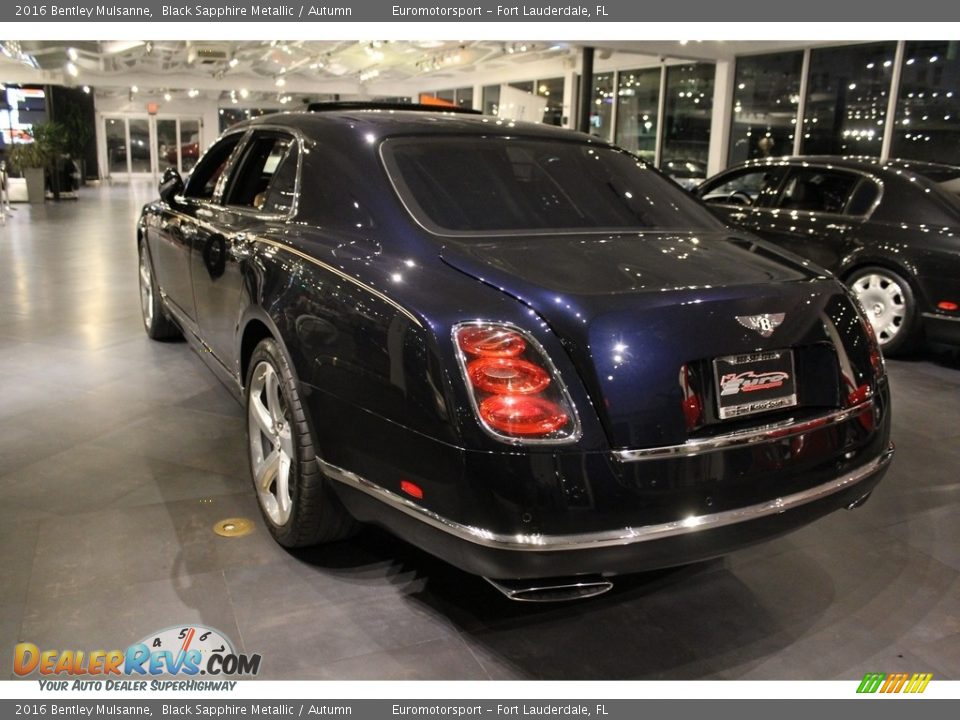 2016 Bentley Mulsanne Black Sapphire Metallic / Autumn Photo #62