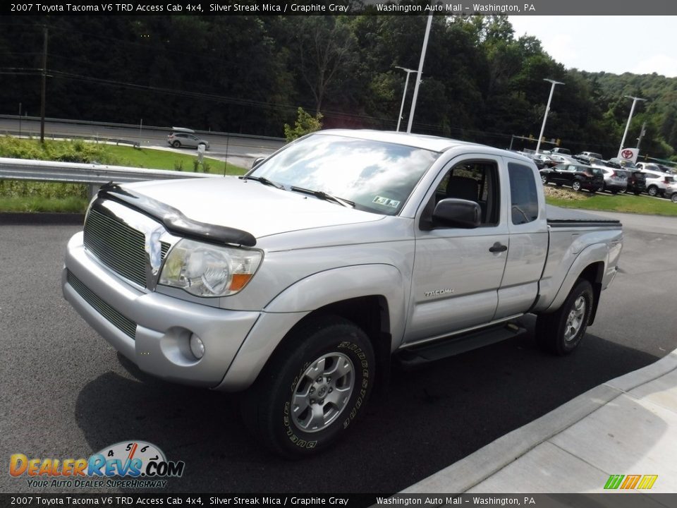 2007 Toyota Tacoma V6 TRD Access Cab 4x4 Silver Streak Mica / Graphite Gray Photo #6
