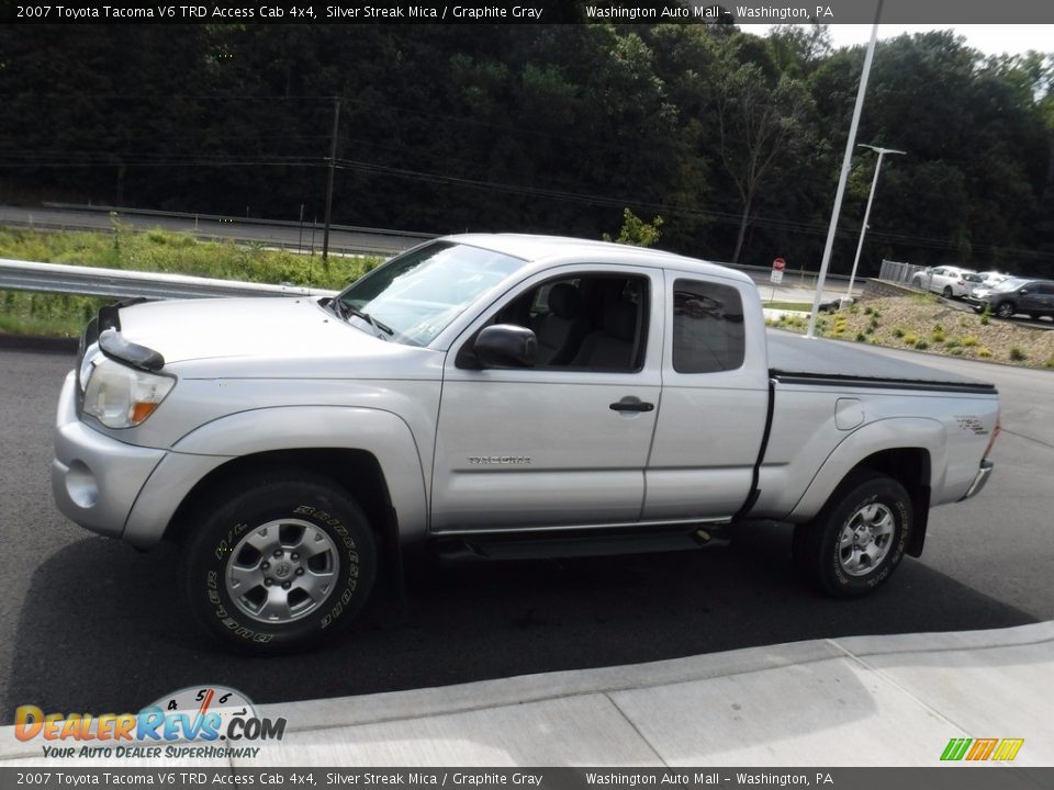 2007 Toyota Tacoma V6 TRD Access Cab 4x4 Silver Streak Mica / Graphite Gray Photo #7