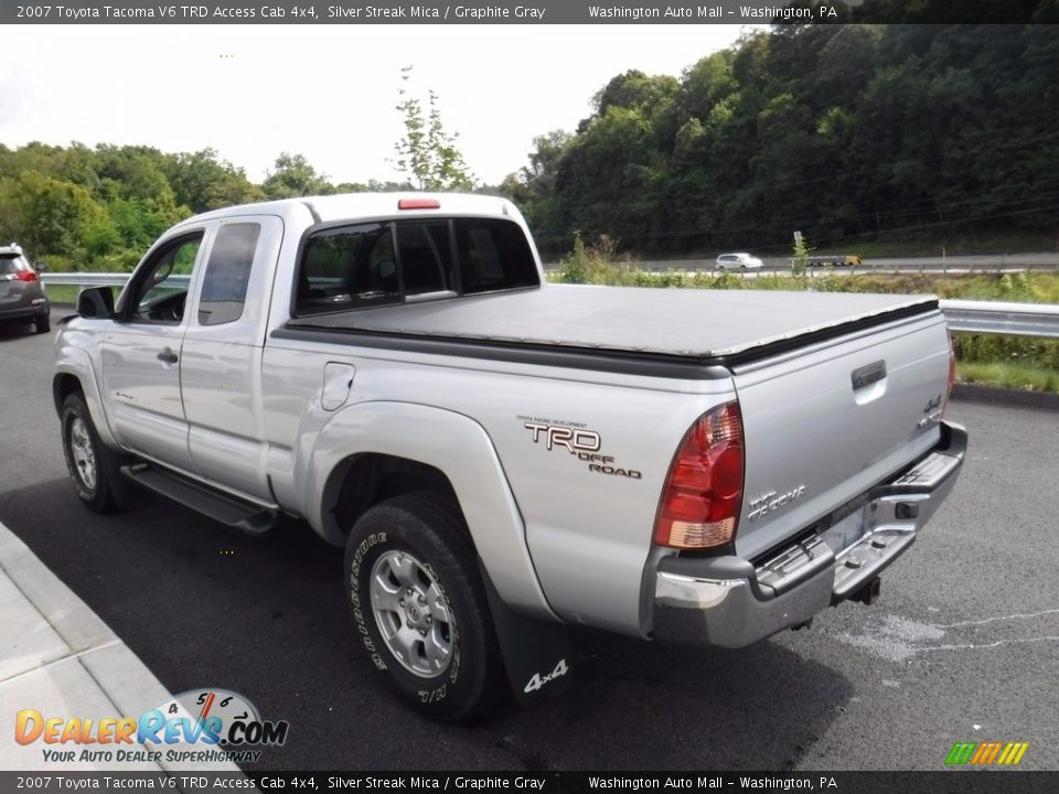 2007 Toyota Tacoma V6 TRD Access Cab 4x4 Silver Streak Mica / Graphite Gray Photo #8