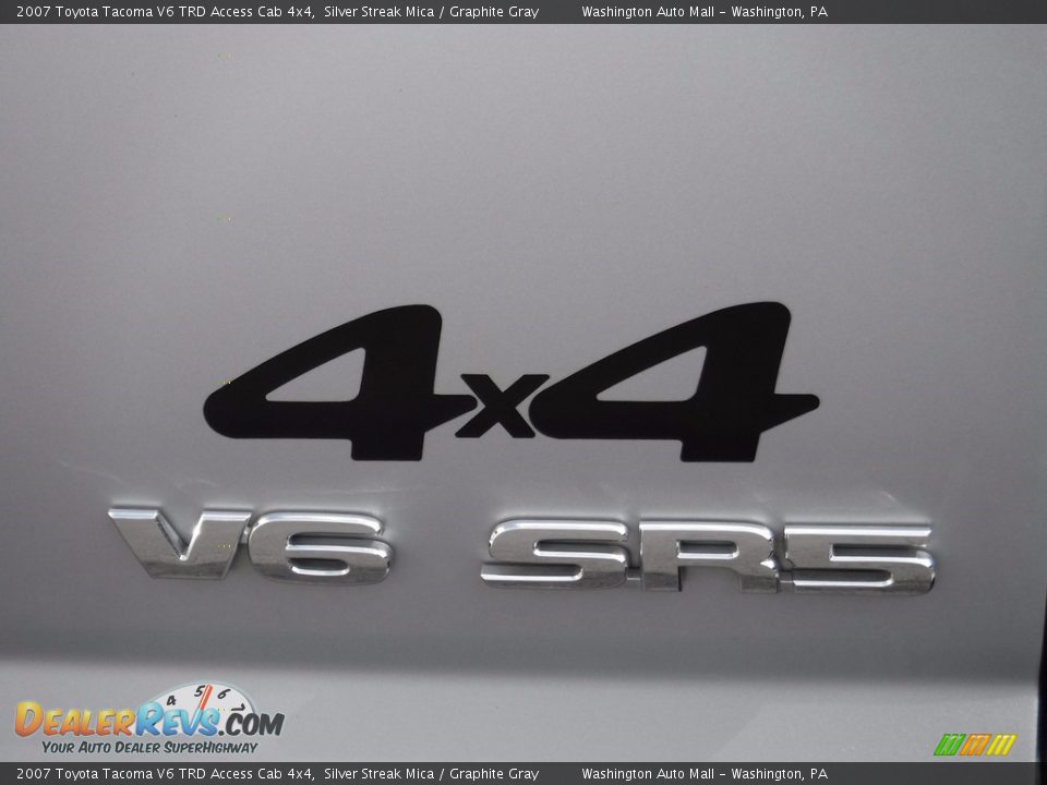 2007 Toyota Tacoma V6 TRD Access Cab 4x4 Silver Streak Mica / Graphite Gray Photo #11