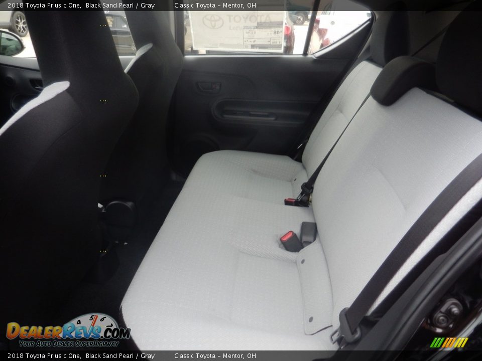 Rear Seat of 2018 Toyota Prius c One Photo #5
