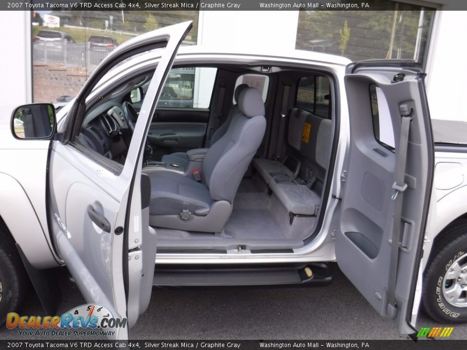 2007 Toyota Tacoma V6 TRD Access Cab 4x4 Silver Streak Mica / Graphite Gray Photo #14