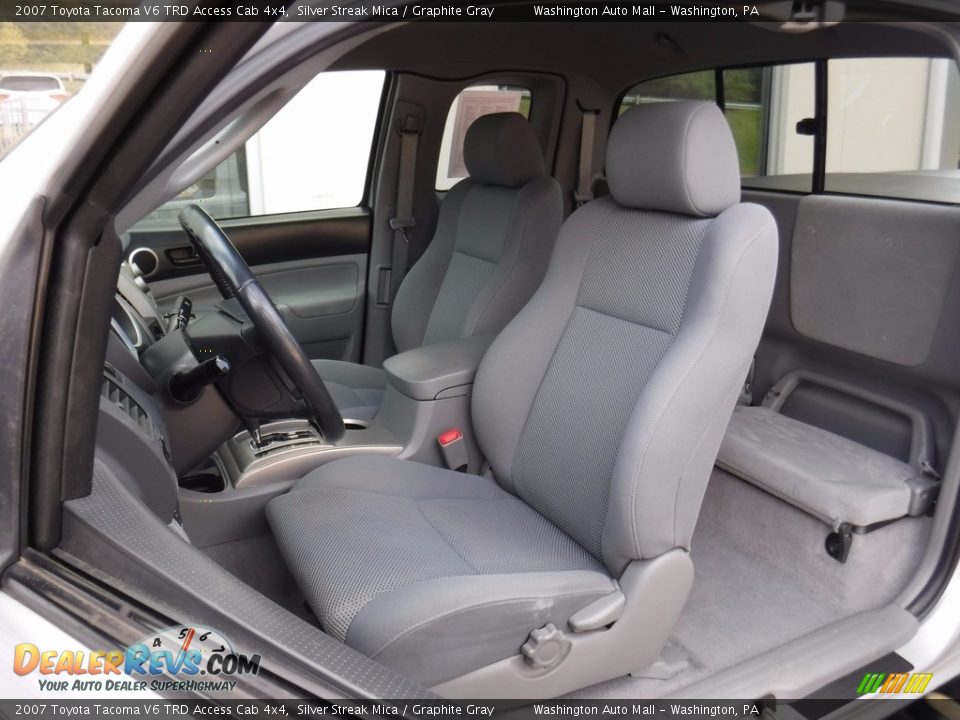 2007 Toyota Tacoma V6 TRD Access Cab 4x4 Silver Streak Mica / Graphite Gray Photo #16
