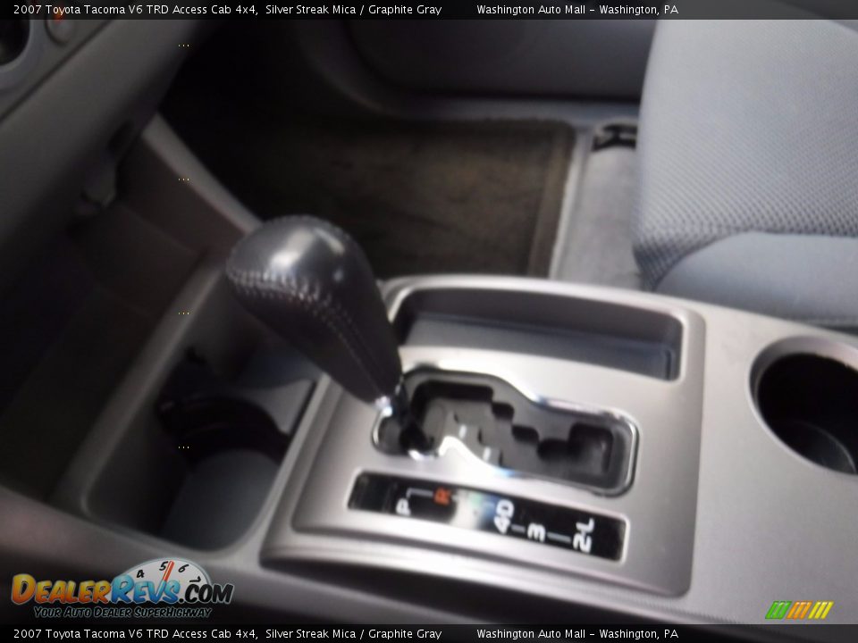 2007 Toyota Tacoma V6 TRD Access Cab 4x4 Silver Streak Mica / Graphite Gray Photo #20