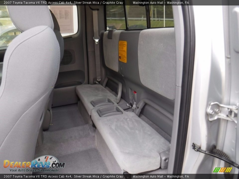 2007 Toyota Tacoma V6 TRD Access Cab 4x4 Silver Streak Mica / Graphite Gray Photo #22
