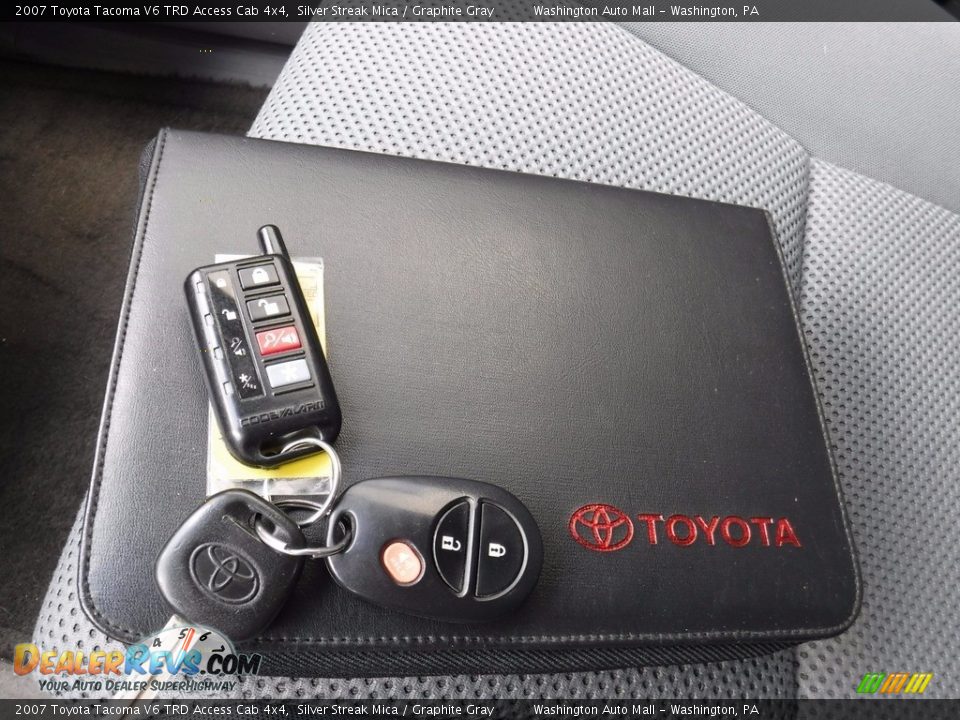 2007 Toyota Tacoma V6 TRD Access Cab 4x4 Silver Streak Mica / Graphite Gray Photo #23