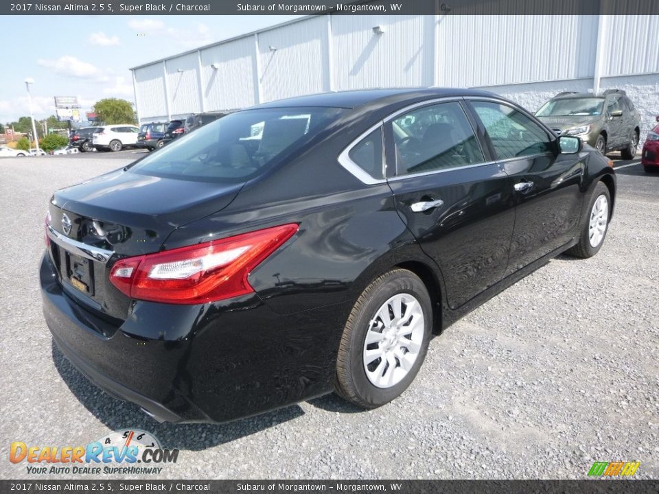 2017 Nissan Altima 2.5 S Super Black / Charcoal Photo #4