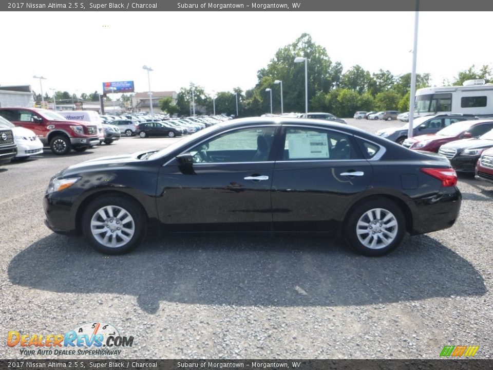 2017 Nissan Altima 2.5 S Super Black / Charcoal Photo #7