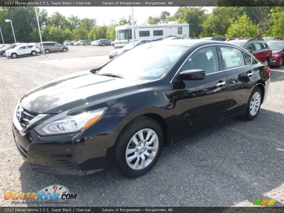 2017 Nissan Altima 2.5 S Super Black / Charcoal Photo #8