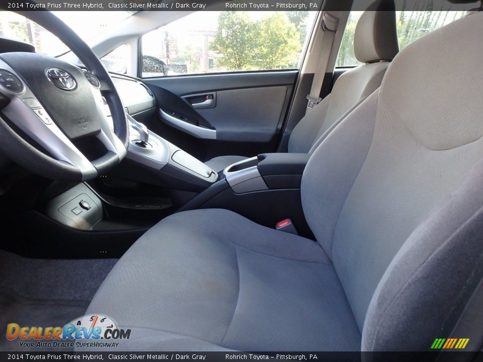 2014 Toyota Prius Three Hybrid Classic Silver Metallic / Dark Gray Photo #6