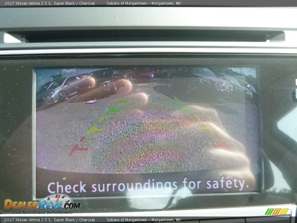 2017 Nissan Altima 2.5 S Super Black / Charcoal Photo #17
