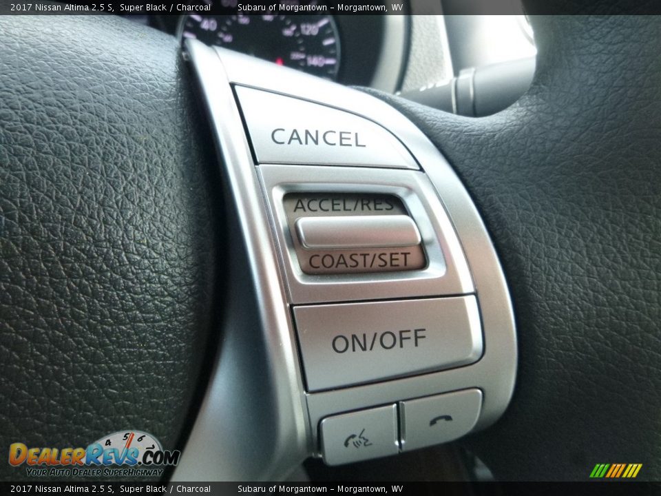 2017 Nissan Altima 2.5 S Super Black / Charcoal Photo #19