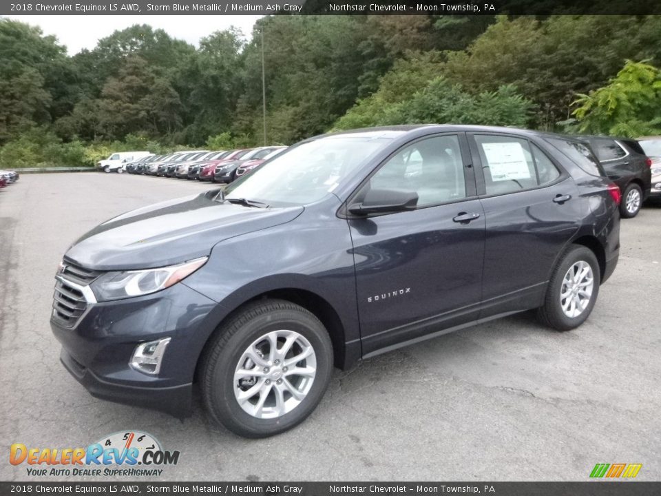 Front 3/4 View of 2018 Chevrolet Equinox LS AWD Photo #1