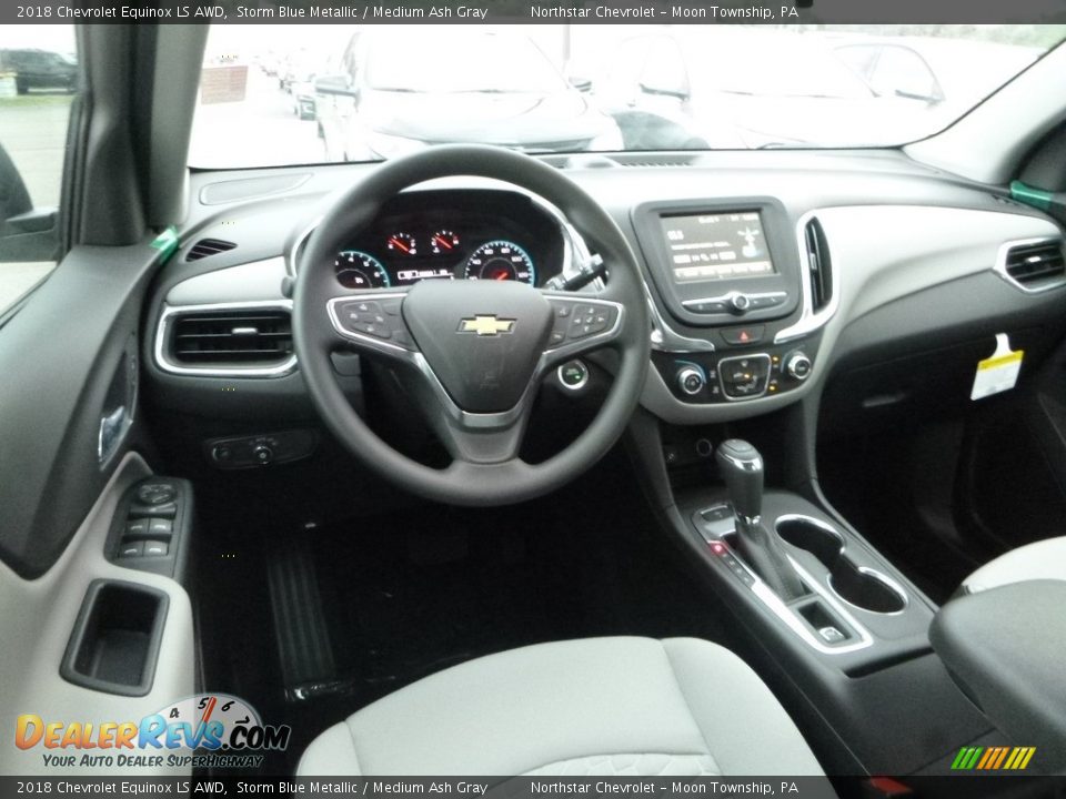 Medium Ash Gray Interior - 2018 Chevrolet Equinox LS AWD Photo #14