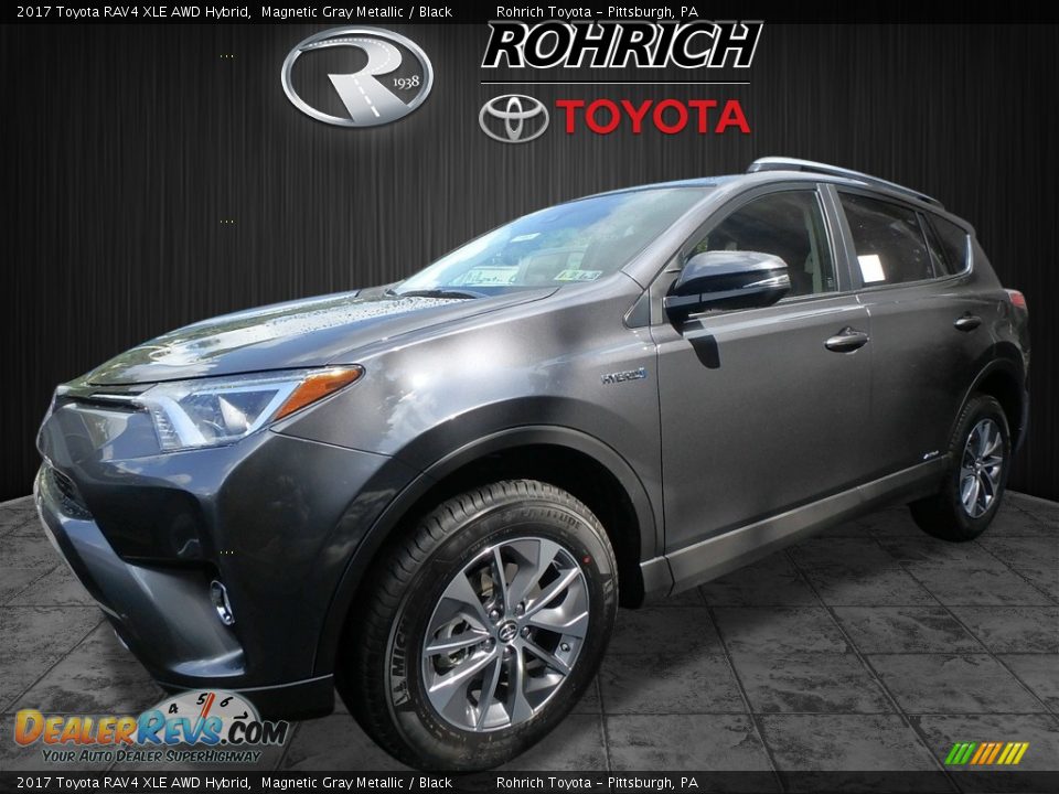 2017 Toyota RAV4 XLE AWD Hybrid Magnetic Gray Metallic / Black Photo #4