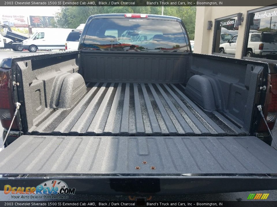 2003 Chevrolet Silverado 1500 SS Extended Cab AWD Black / Dark Charcoal Photo #5