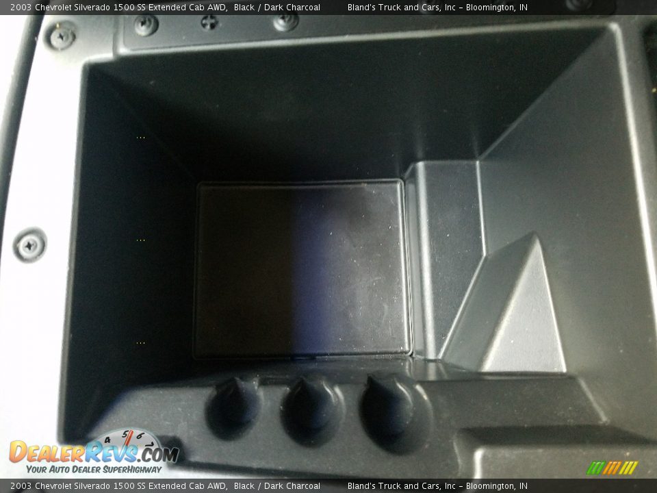2003 Chevrolet Silverado 1500 SS Extended Cab AWD Black / Dark Charcoal Photo #29