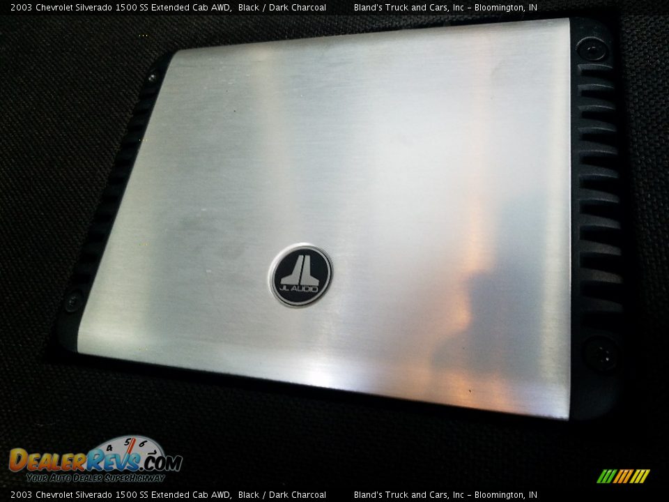 2003 Chevrolet Silverado 1500 SS Extended Cab AWD Black / Dark Charcoal Photo #34