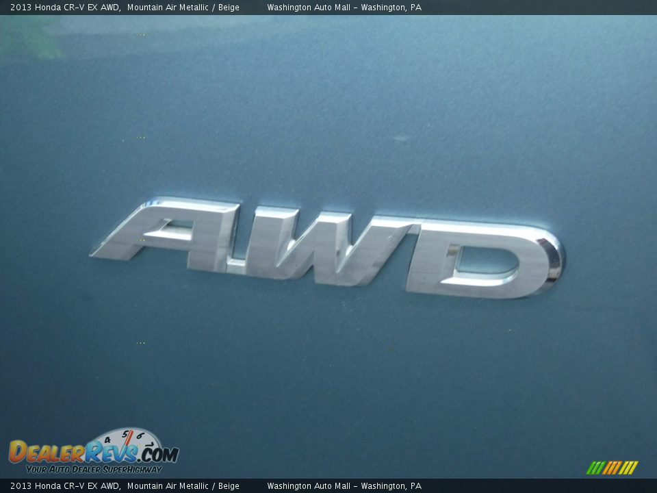 2013 Honda CR-V EX AWD Mountain Air Metallic / Beige Photo #11