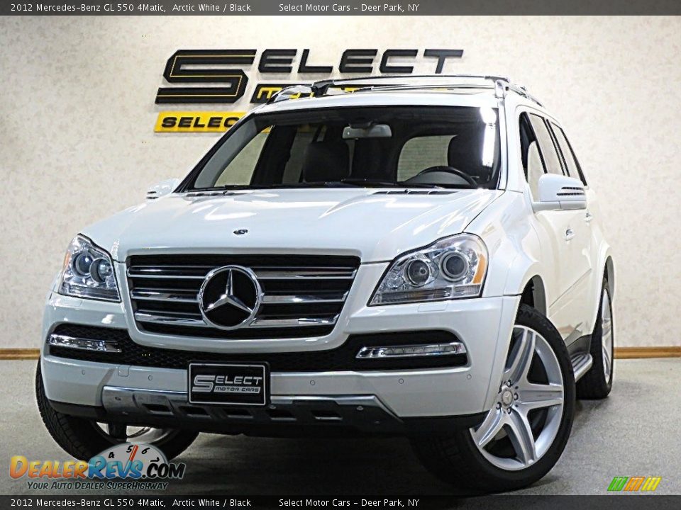 2012 Mercedes-Benz GL 550 4Matic Arctic White / Black Photo #1
