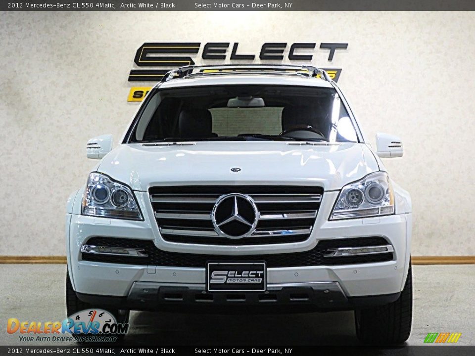 2012 Mercedes-Benz GL 550 4Matic Arctic White / Black Photo #2