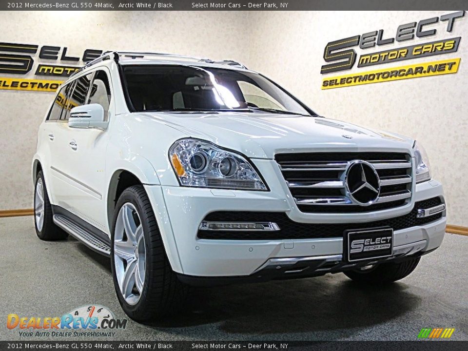 2012 Mercedes-Benz GL 550 4Matic Arctic White / Black Photo #3
