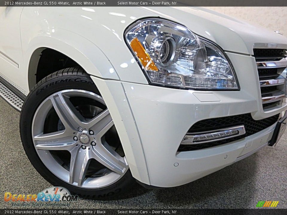 2012 Mercedes-Benz GL 550 4Matic Arctic White / Black Photo #8