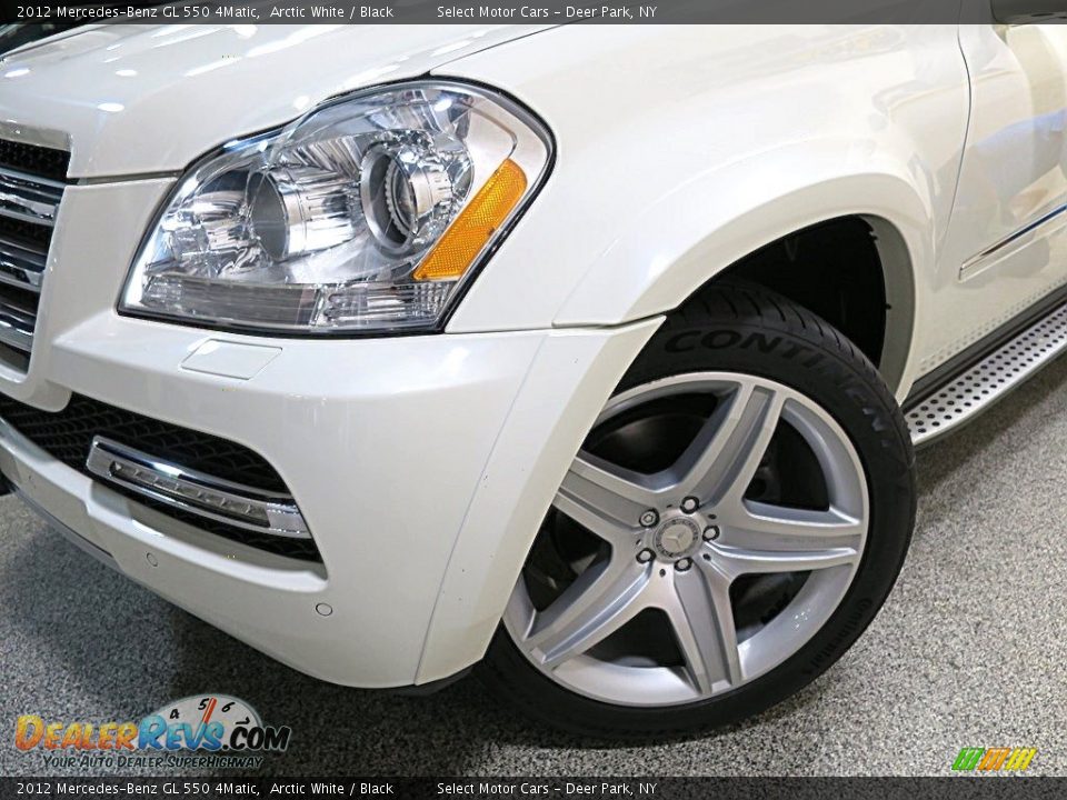 2012 Mercedes-Benz GL 550 4Matic Arctic White / Black Photo #9