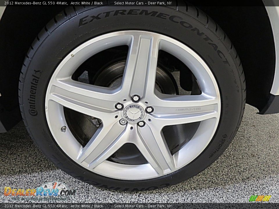 2012 Mercedes-Benz GL 550 4Matic Arctic White / Black Photo #10