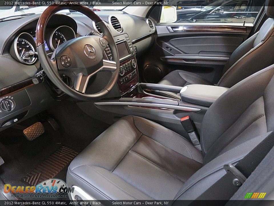 2012 Mercedes-Benz GL 550 4Matic Arctic White / Black Photo #16