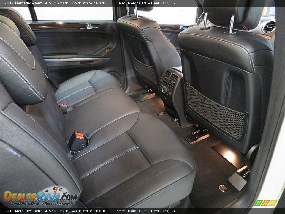 2012 Mercedes-Benz GL 550 4Matic Arctic White / Black Photo #21