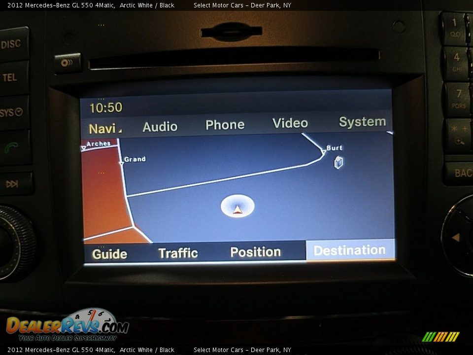 2012 Mercedes-Benz GL 550 4Matic Arctic White / Black Photo #28