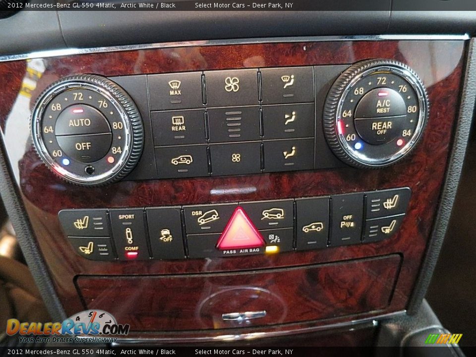2012 Mercedes-Benz GL 550 4Matic Arctic White / Black Photo #31