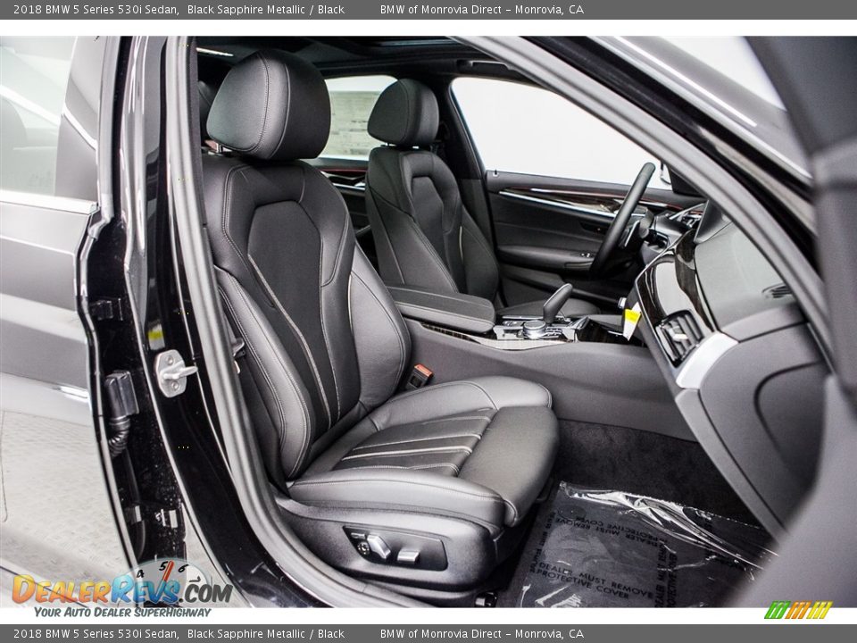2018 BMW 5 Series 530i Sedan Black Sapphire Metallic / Black Photo #2