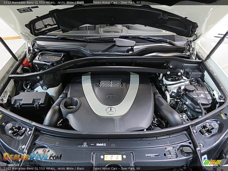 2012 Mercedes-Benz GL 550 4Matic Arctic White / Black Photo #34