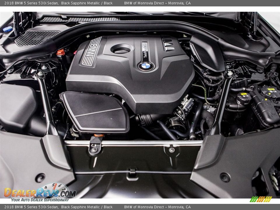 2018 BMW 5 Series 530i Sedan 2.0 Liter DI TwinPower Turbocharged DOHC 16-Valve VVT 4 Cylinder Engine Photo #8