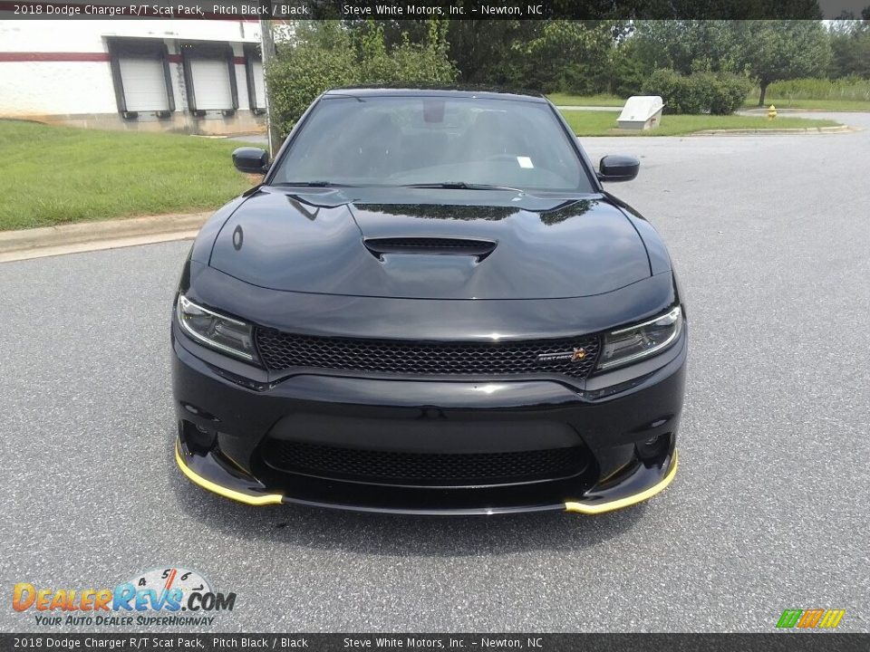 2018 Dodge Charger R/T Scat Pack Pitch Black / Black Photo #3